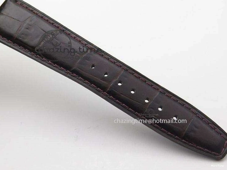 MIROTIME 0422 Compact Portuguese IW545409 RG ZF 1:1 Best Edition White Dial On Brown Leather Strap A 7336